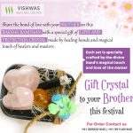 Rakhi Crystal Gift Fror Brother