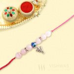Evil and Love Protection Crystal Rakhi For Bhabhi