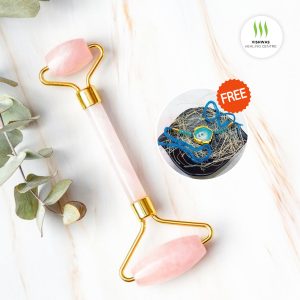 rose quartz face roller