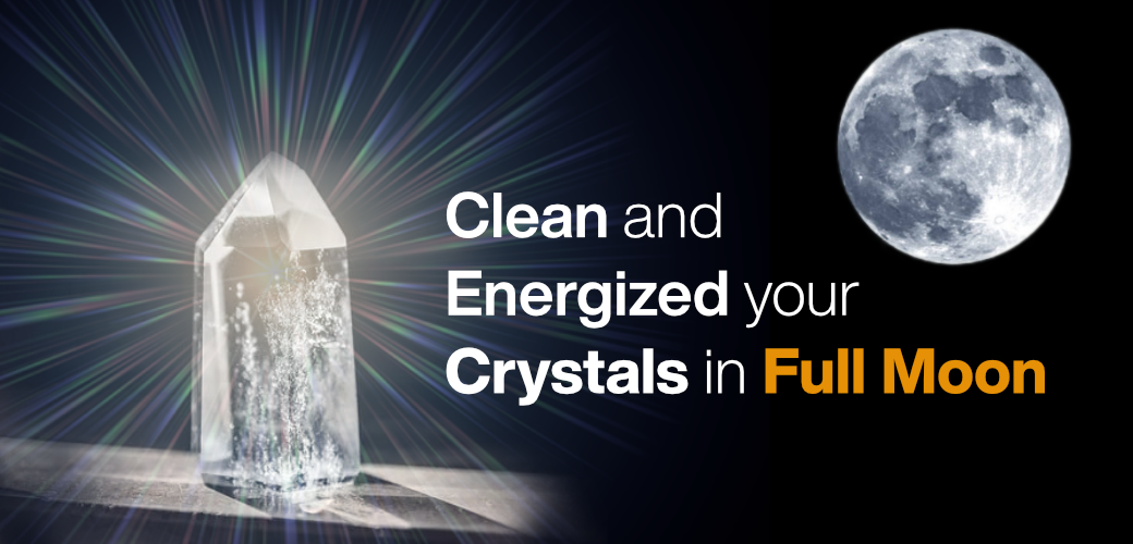 clean and energized crystals