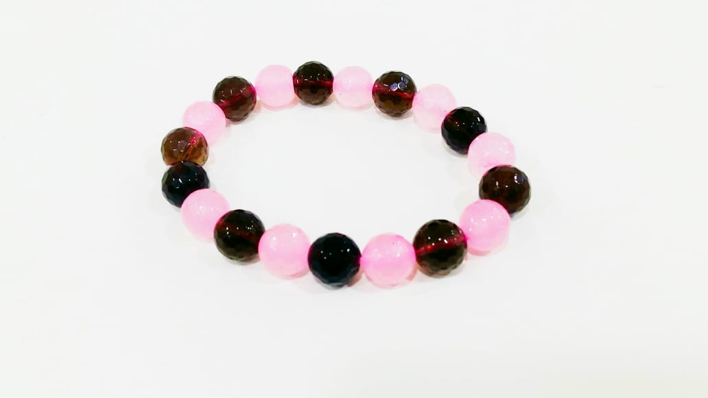 LOVE AND STABILITY BRACELET(BIG BEADS) CRYSTAL