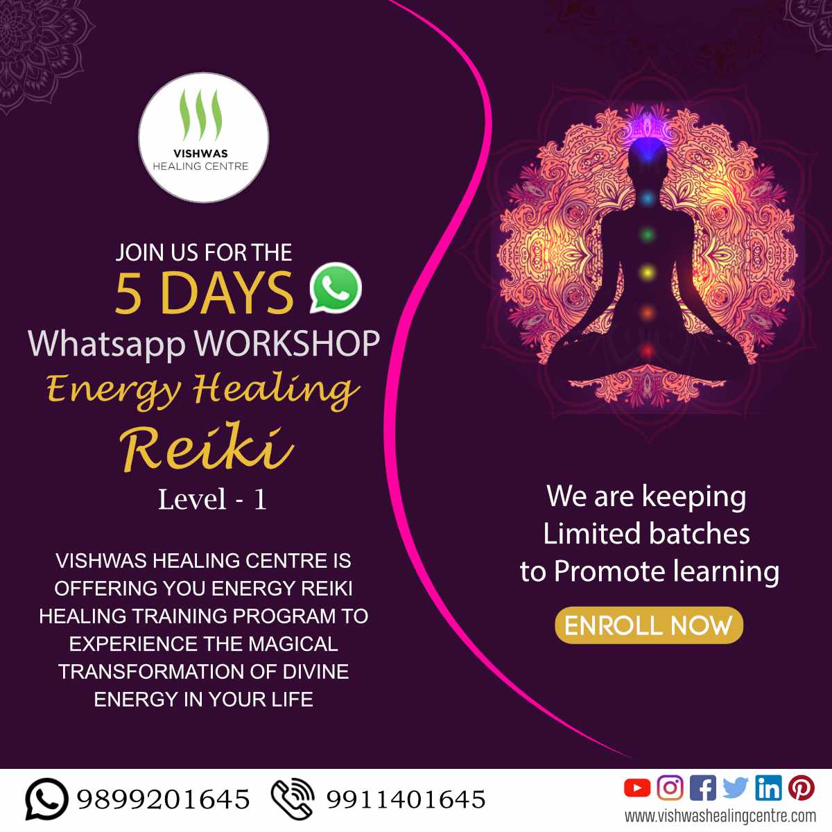 Energy Healing Reiki Level1