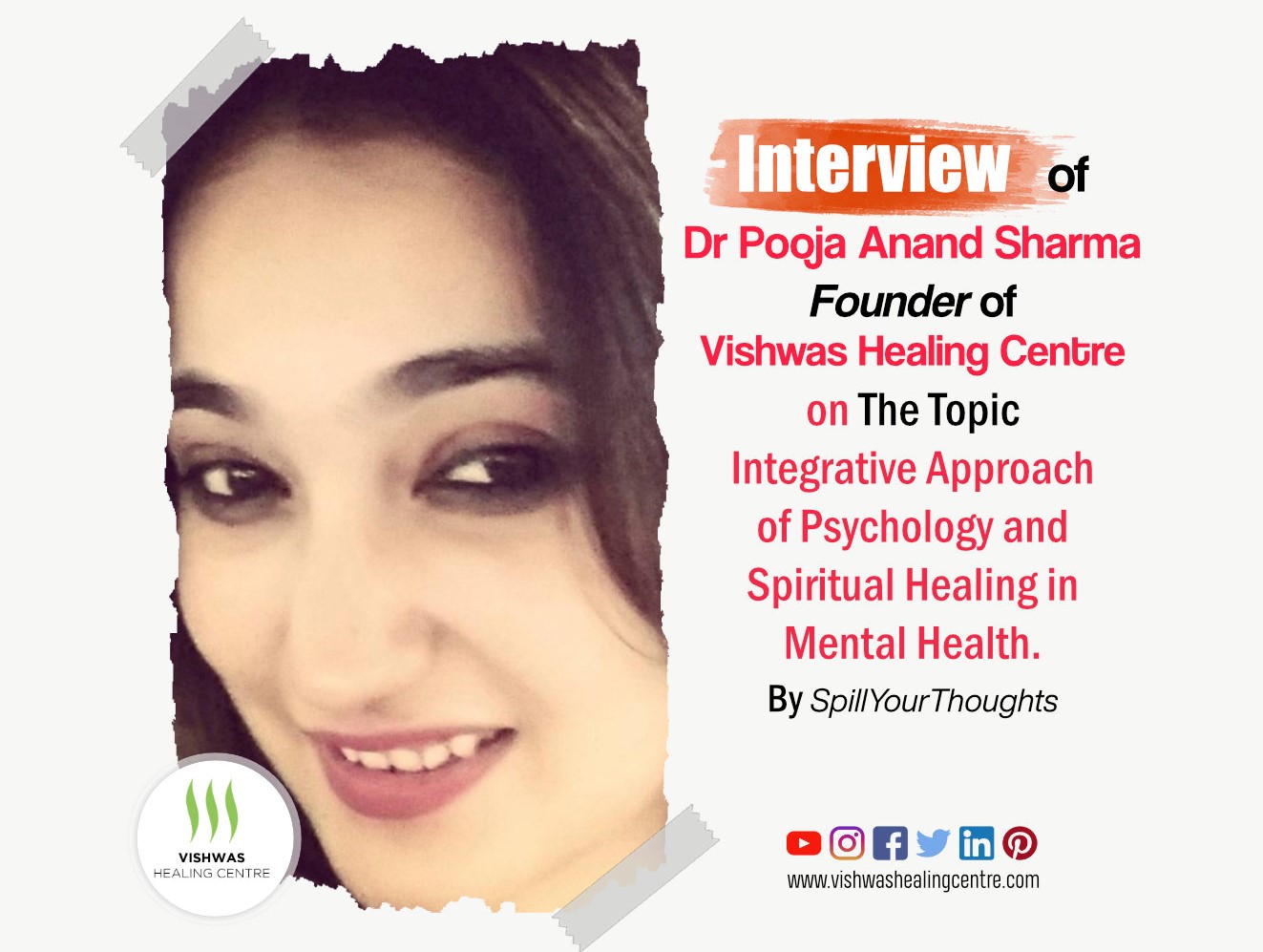 Interview of Dr Pooja Anand Sharma on The topic integrative approach of psychology and spiritual healing in mental health
