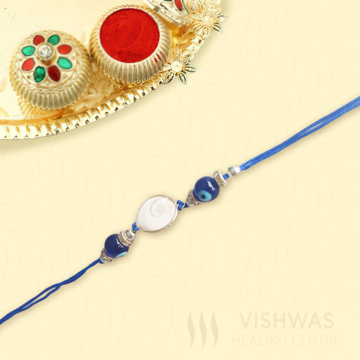 Protection and Health Crystal Rakhi For Brother