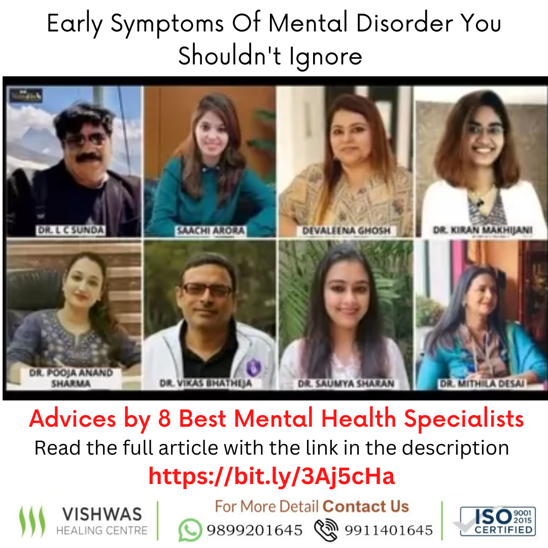Early symptoms of mental disorder you shouldn’t ignore advice by specialists