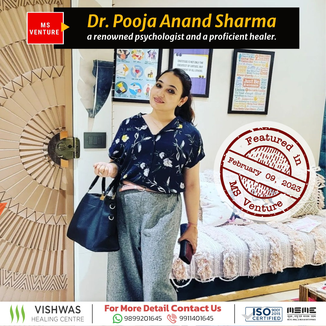 Dr Pooja Anand Sharma a renowned psychologist and a proficient healer
