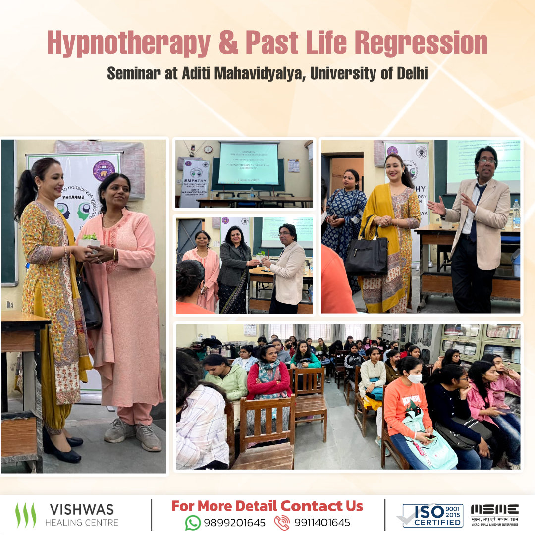 Hypnotherapy And Past Life Regression Seminar at Aditi Mahavidyalaya University of Delhi