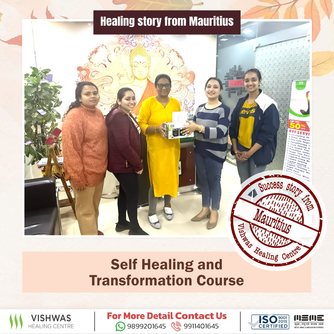 successful completion of Self Healing and Transformation Course