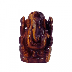 Tiger Eye Crystal Ganesh Idol