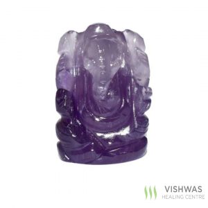 Amethyst Crystal Ganesh Idol