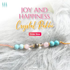 Joy And Happiness Crystal Rakhi
