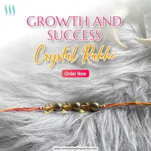 Growth and Success Crystal Rakhi